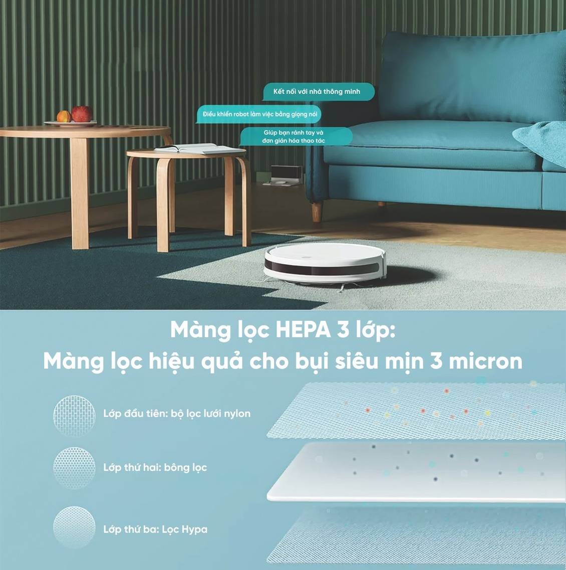 Robot hút bụi Hubert HB-D68 /Chi tiết sản phẩm 6